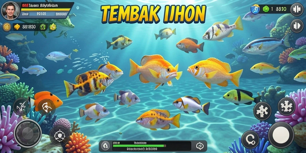 Screenshot permainan Tembak Ikan 8180 menampilkan aksi tembak yang seru.