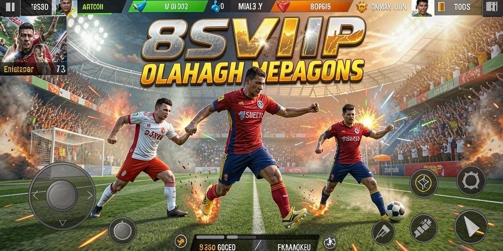 Tampilan gameplay seru dari 8SVIP yang menampilkan aksi olahraga.