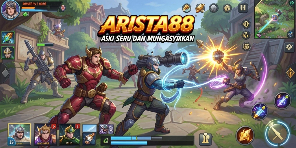 Tangkapan layar gameplay ARISTA88 menampilkan aksi seru dan grafis menawan.
