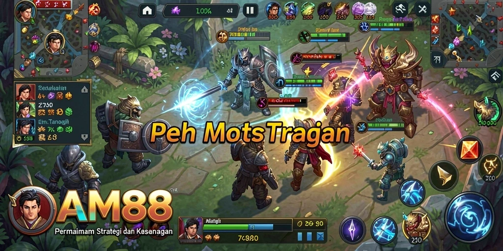 Tangkapan layar gameplay menarik dari DAM88 menunjukkan pertarungan strategi.