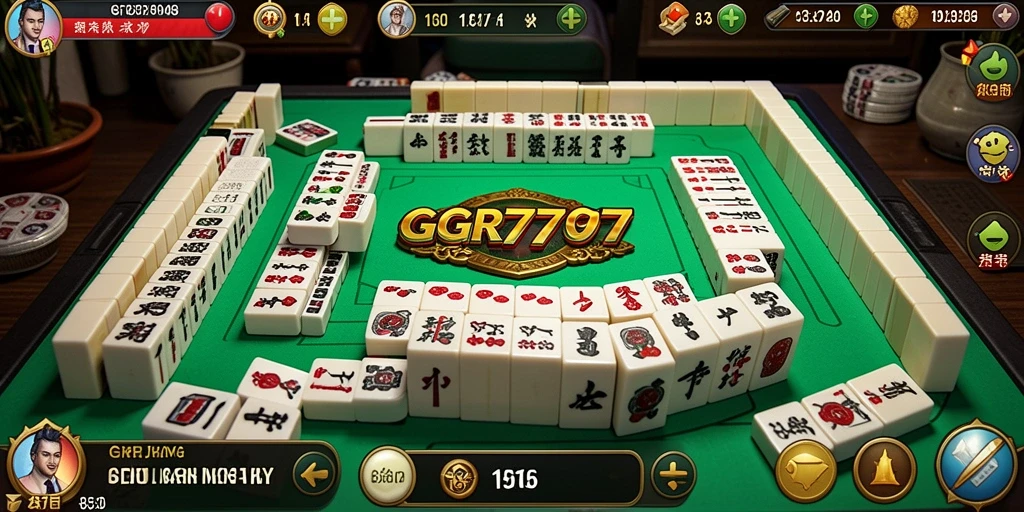 Tampilan gameplay Mahjong yang seru dan menantang dalam GGR7777.
