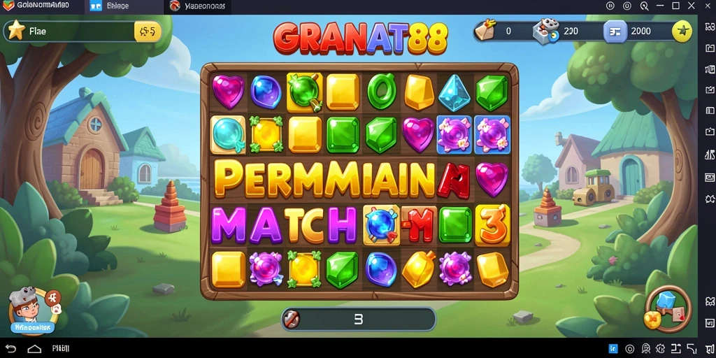 Tampilan gameplay seru dan menantang di GRANAT88.