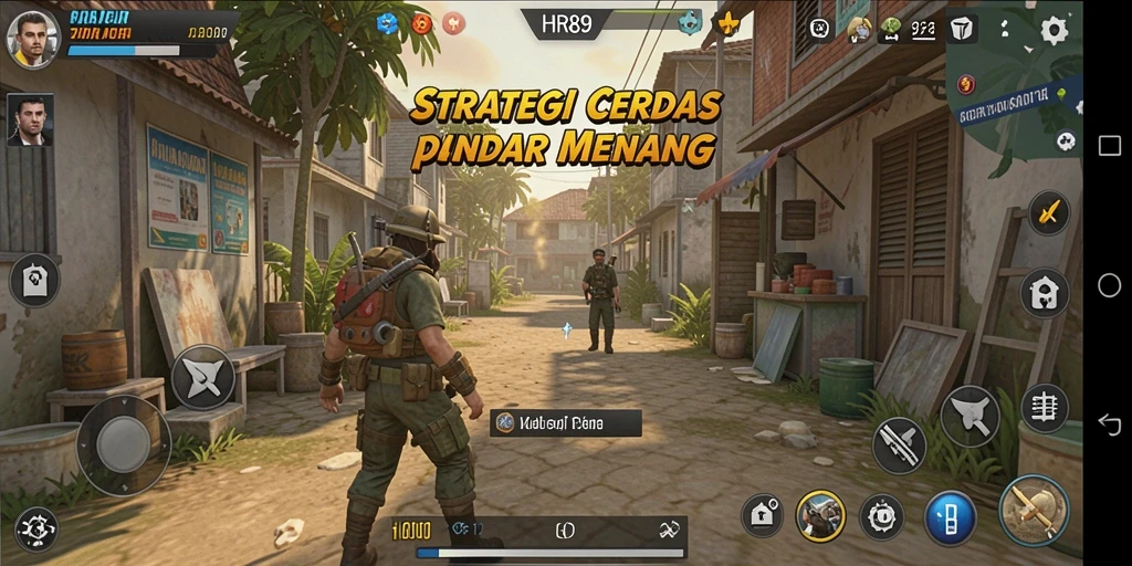 Tampilan gameplay menarik dari HR89 dengan berbagai strategi yang bisa diterapkan.