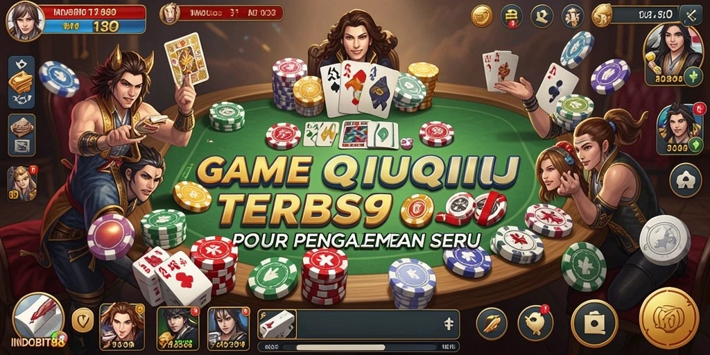 Screenshot gameplay INDOBIT88 QiuQiu sangat menarik.