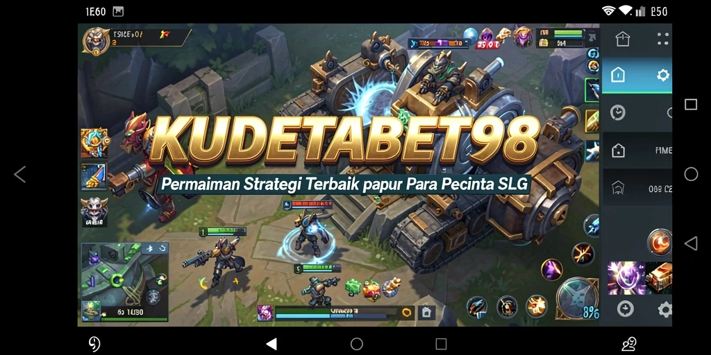 Menampilkan aksi seru dalam game strategi KUDETABET98.