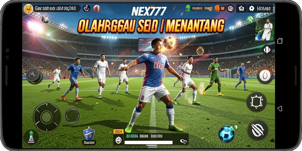 Screenshot gameplay NEX777 dengan aksi olahraga yang seru.