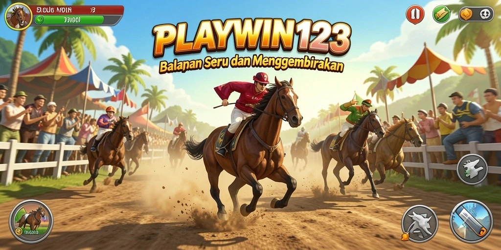 Gameplay balapan seru di PLAYWIN123 dengan grafik menawan.