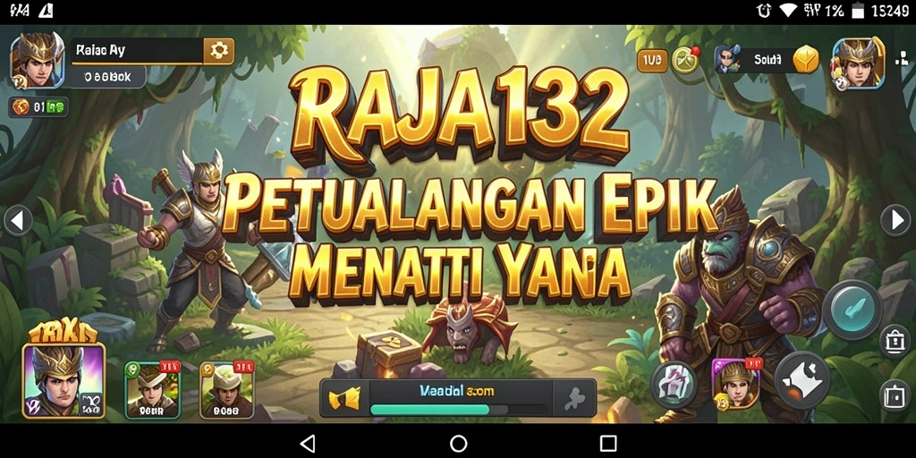 Tampilan gameplay RAJA132 yang penuh aksi dalam petualangan seru.