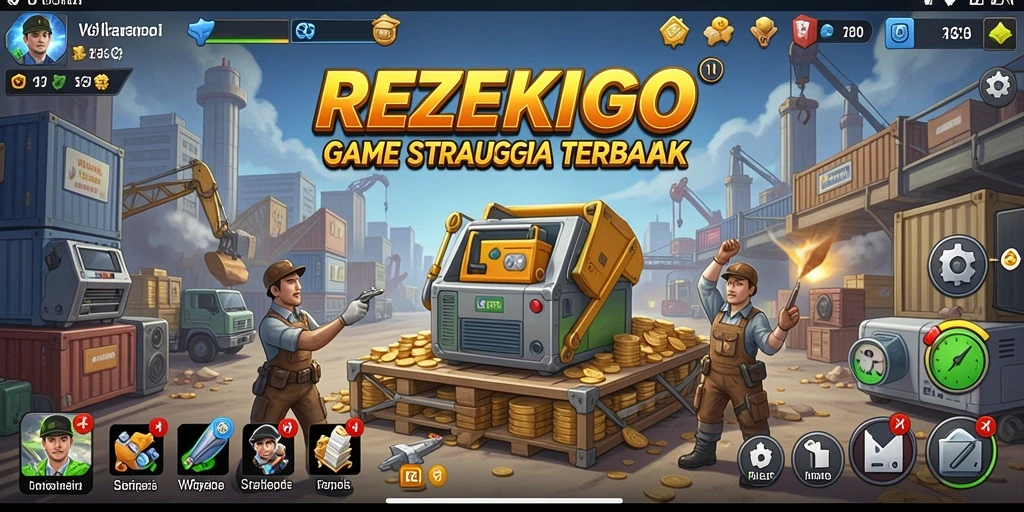 Screenshot utama REZEKIGO yang menampilkan gameplay menarik di dunia SLG.