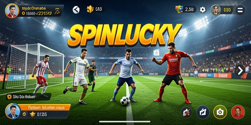 Tampilan gameplay yang seru dan interaktif dari SPINLUCKY.