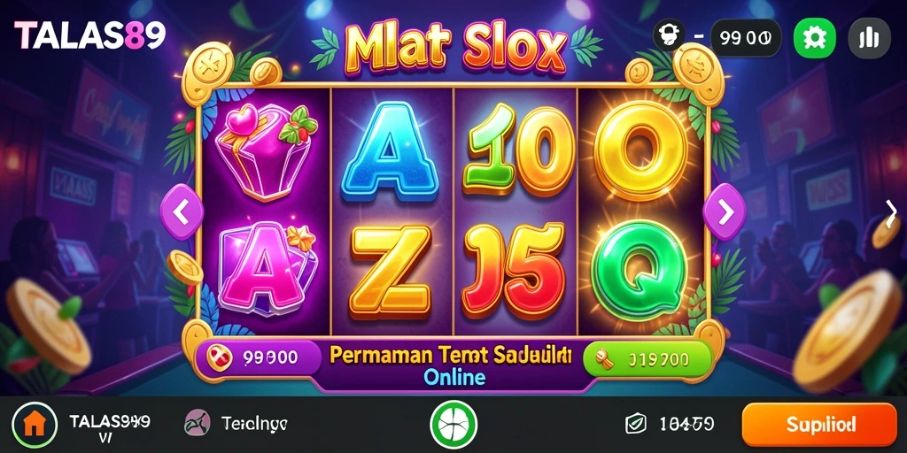 Screenshot gameplay TALAS89 menunjukkan aksi slot yang memikat dan interaktif.