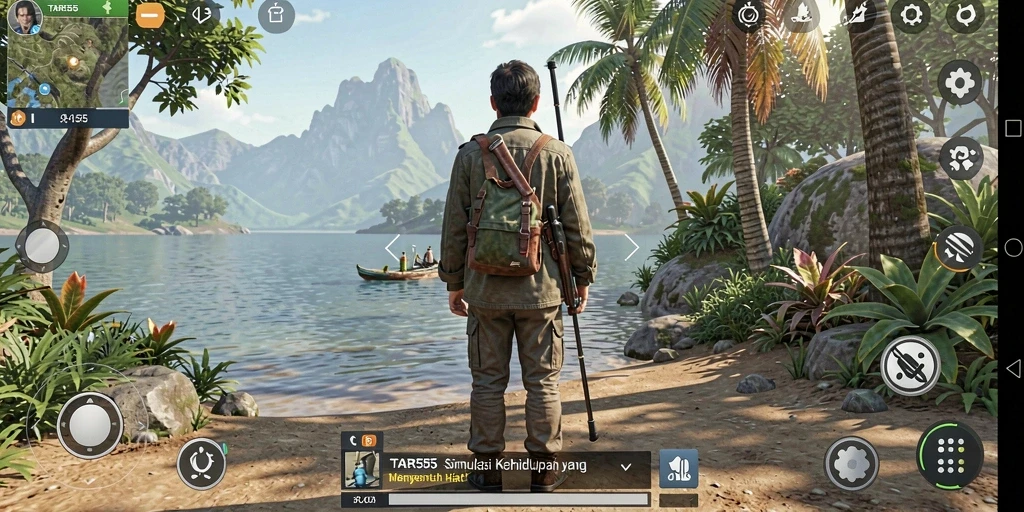 Tampilan gameplay TAR555 yang menarik dan interaktif.