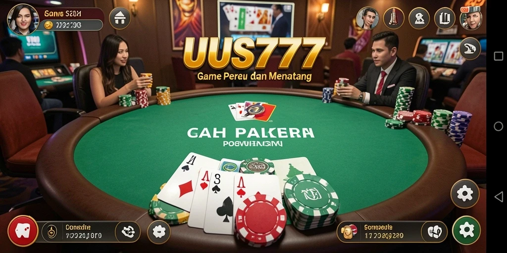 Gameplay UUS777 yang seru dengan aksi Poker yang mendebarkan.