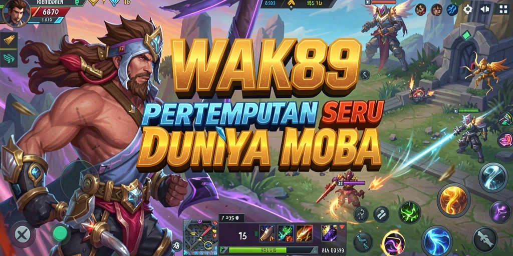 Screenshot gameplay WAK89 menampilkan pertarungan epik di medan perang.