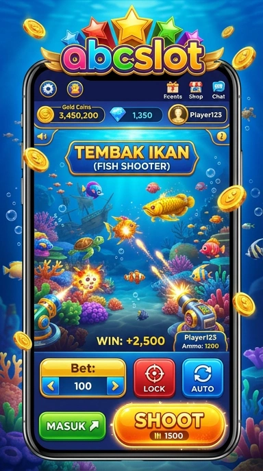 Tangkapan layar dari antarmuka pengguna abcslot yang menarik.