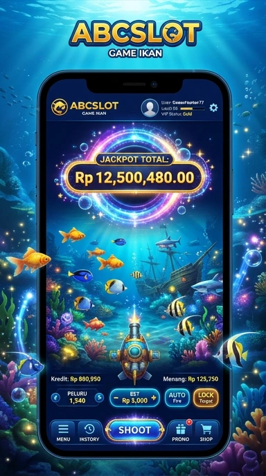 Cuplikan aplikasi abcslot menunjukkan kategori aplikasi yang beragam.